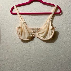 CUUP Peach Plunge Mesh Bra